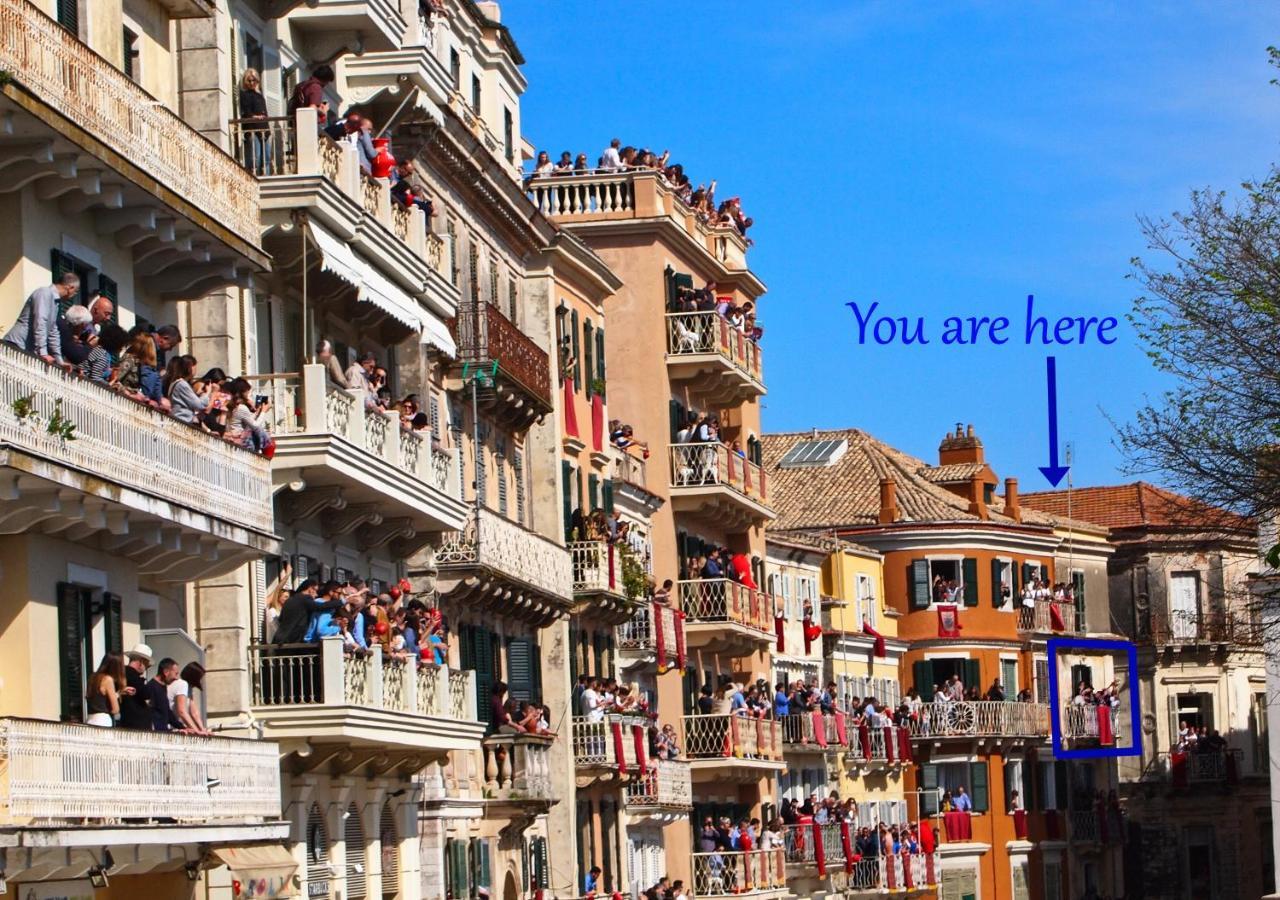 Ideally Situated Corfu Old Town Apartment Buitenkant foto